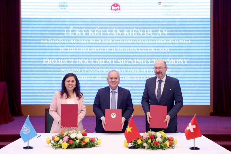 An additional 3.4 million USD for developing eco-industrial parks in Viet Nam