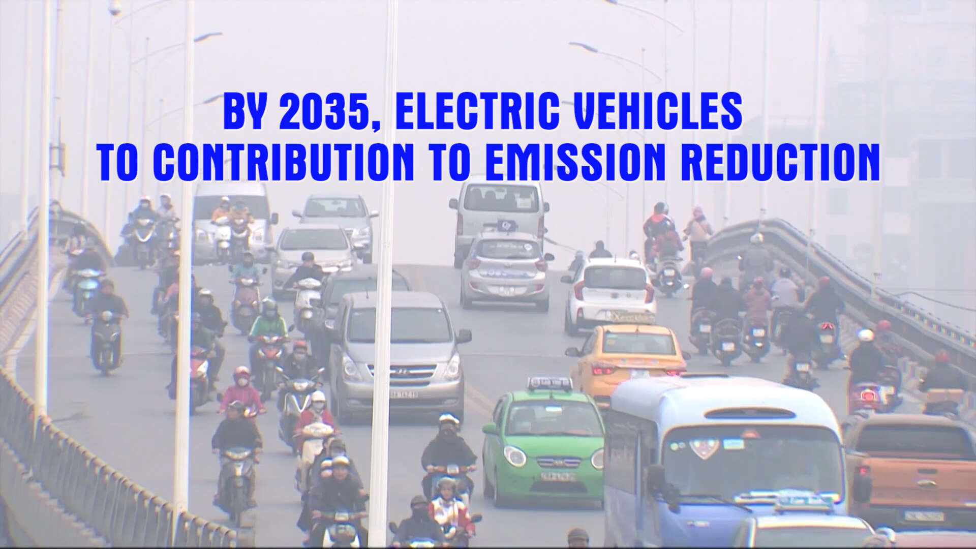 By 2035, electric vehicles to contribution to emission reduction