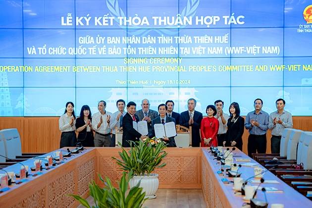 Thua Thien - Hue Signs Cooperation Agreement with WWF for Biodiversity Conservation